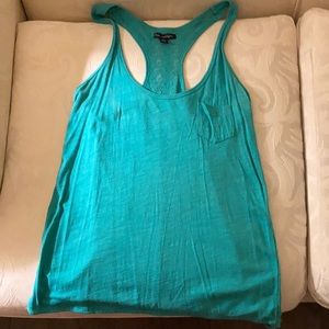 American Eagle turquoise pocket tank top